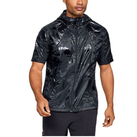 Under Armour Men’s Perpetual Black Windbreaker‎ - Picture 1 of 8